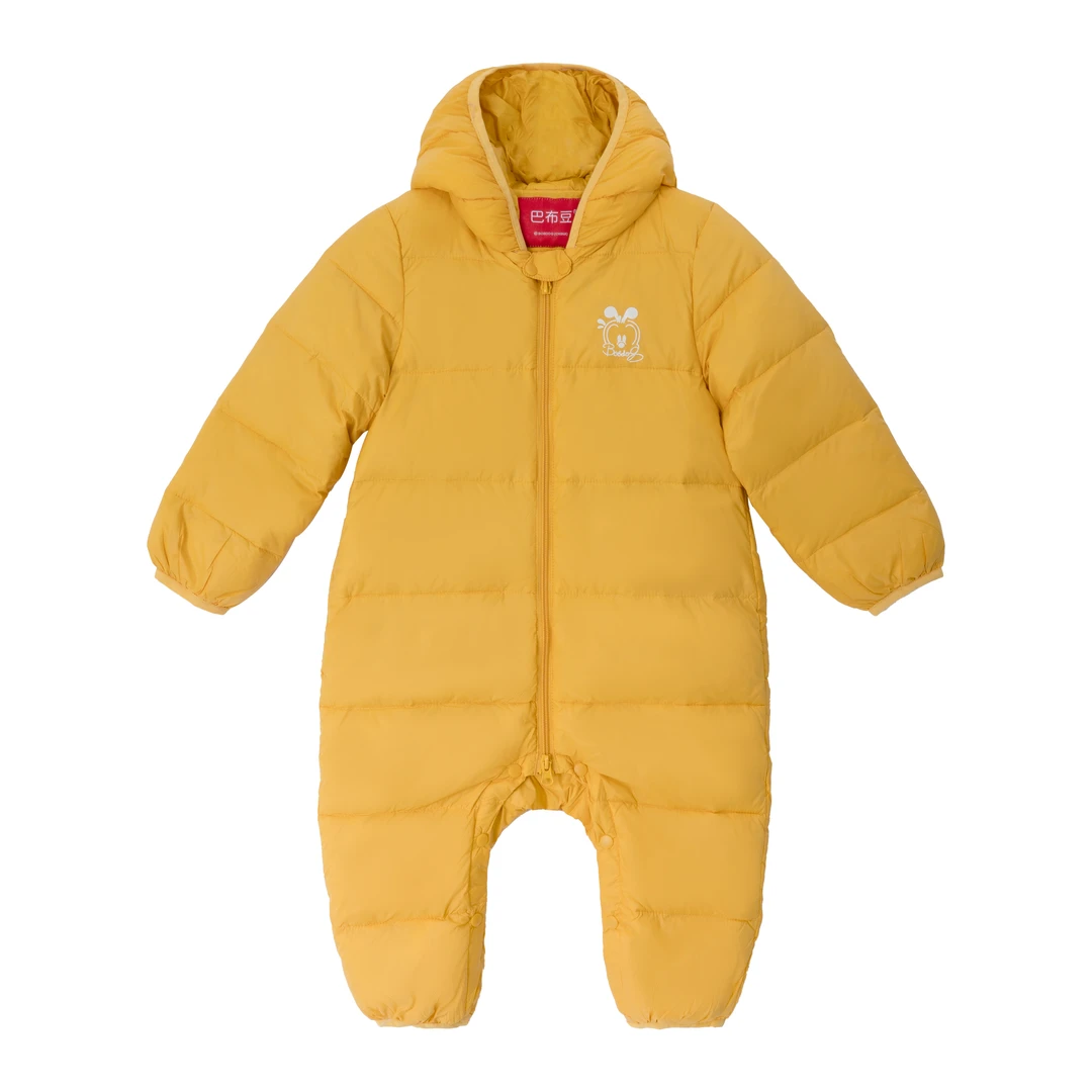 童装羽绒服中小童保暖舒适可爱连体衣羽绒服