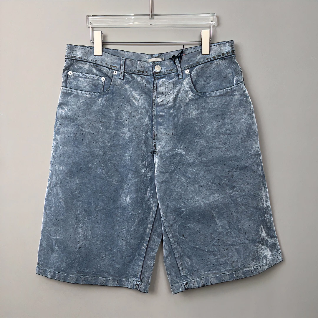 全新未使用 DIOR/迪奥 &ERL联名款男士百搭经典五分短袖100122