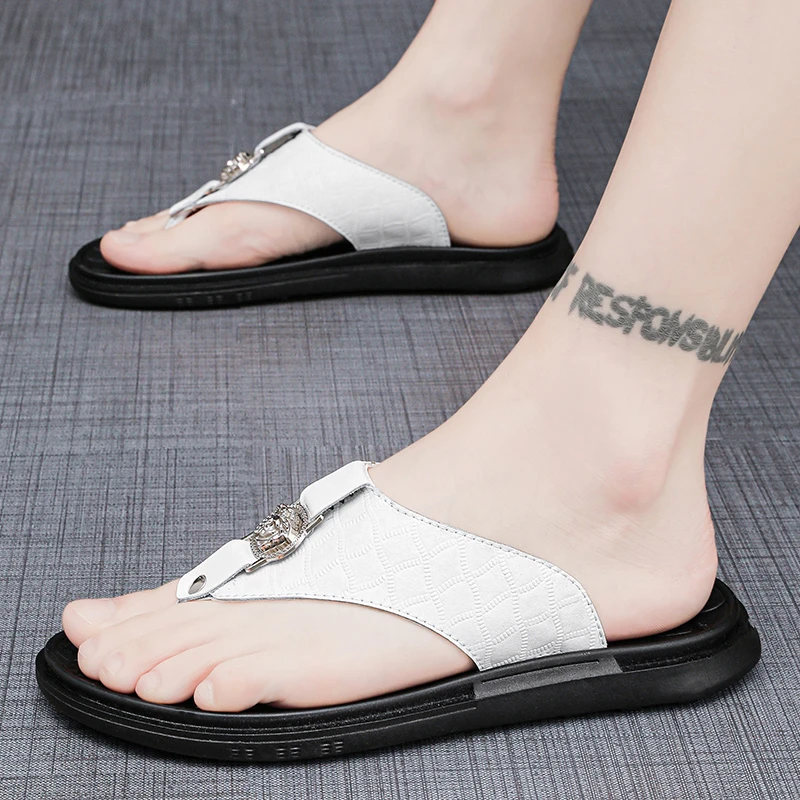 ASH CASSIE人字拖男鞋2024春夏新款外穿防滑一字拖夹脚休闲凉拖鞋