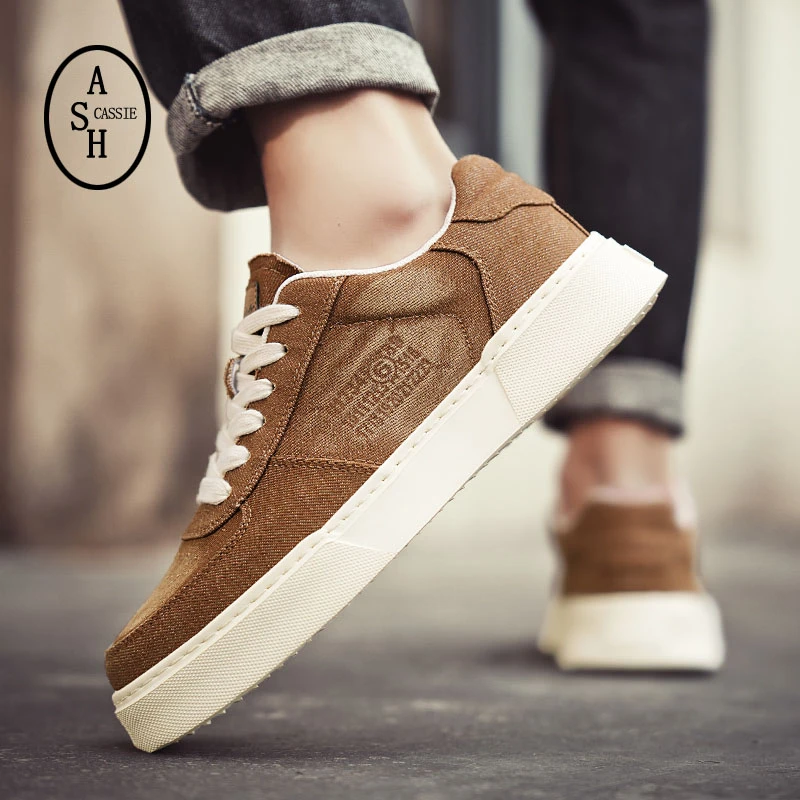 ASH CASSIE牛仔布男鞋夏季透气2024新款学生板鞋男士百搭休闲鞋子
