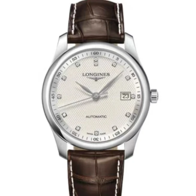 99新 Longines/浪琴 大颂名品/名匠/表径40/白钻皮