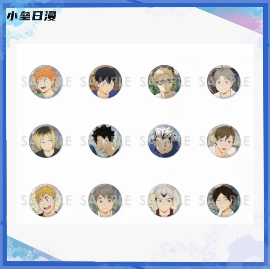[代拆]  排球少年 干饭闪 吧唧 全12种
