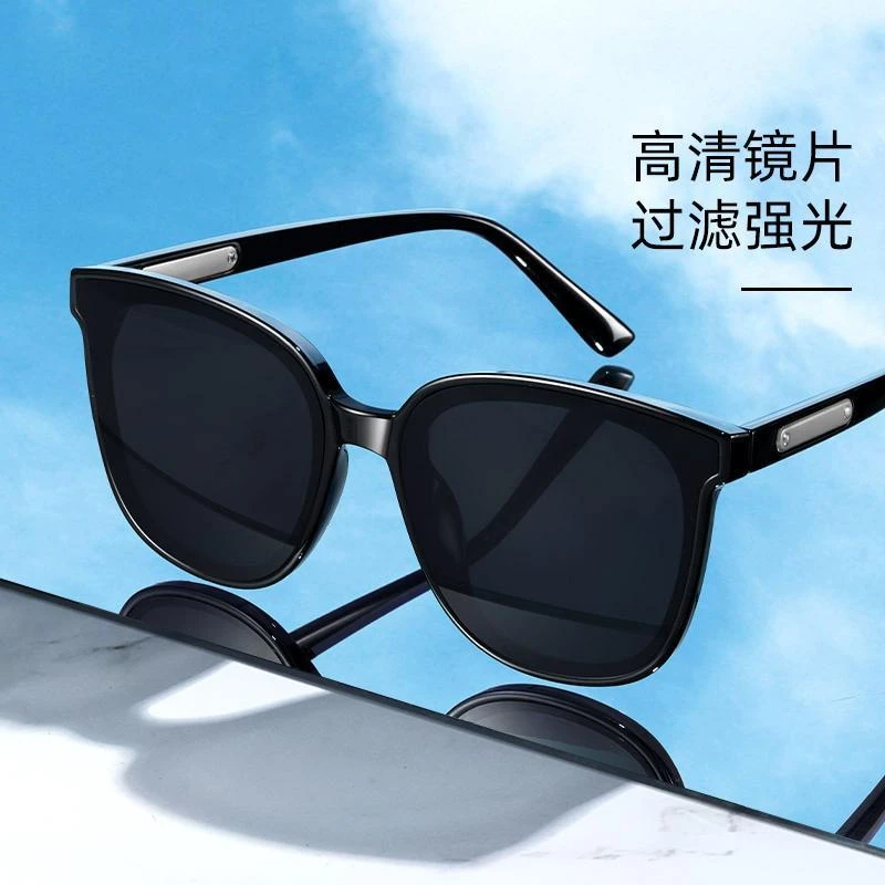 2024超清偏光太阳镜男女新款时尚高级高档大脸开车专用防强光墨镜