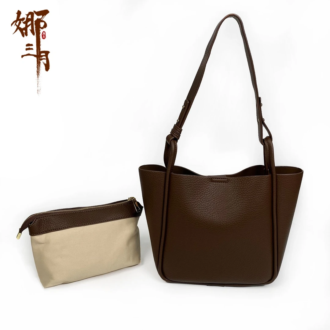 娜三月【视频款】质感高极视频同款软PU子母套装包7840百搭