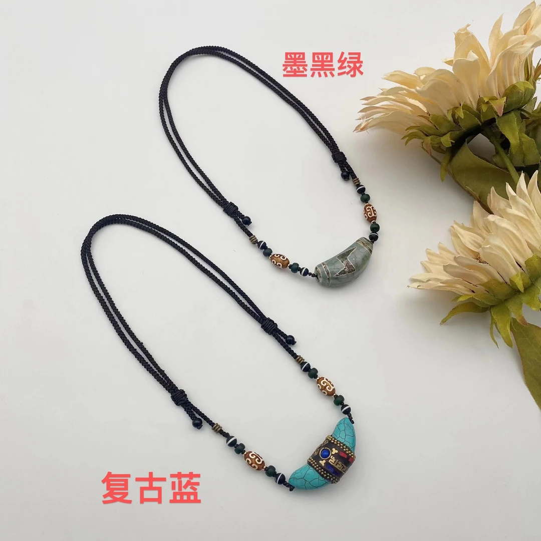 非金属项链 娜三月【蓝月谷】升级款蓝月谷手工气质项链 XY