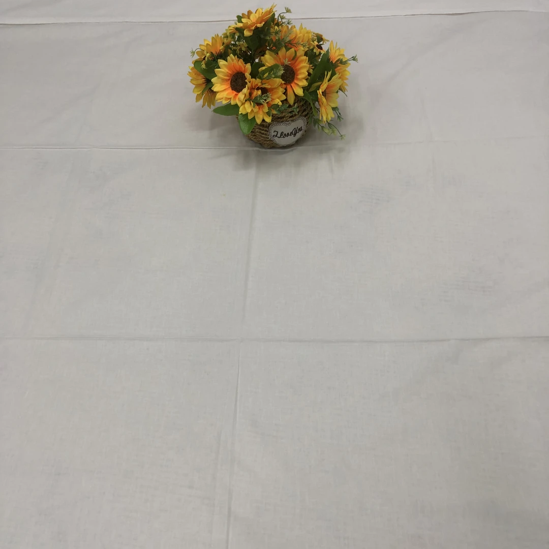 M223 白色手绣花床单 230*270cm 棉质 微氧化