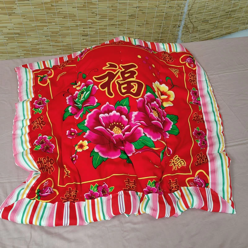 老式怀旧可拆洗婴儿包被新生儿小被子可铺可盖纯棉花棉被宝宝抱被