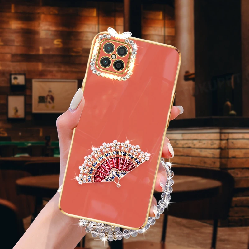 华为NZONE S7Pro+手机壳 国风珍珠扇SP300镜头全包边女款防摔保护