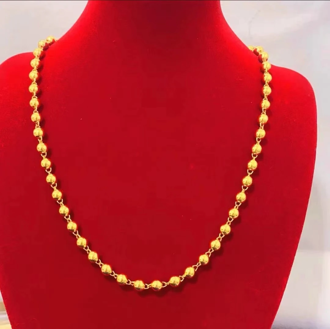 合金项链 2023款时尚金典圆珠项链（合金材质）