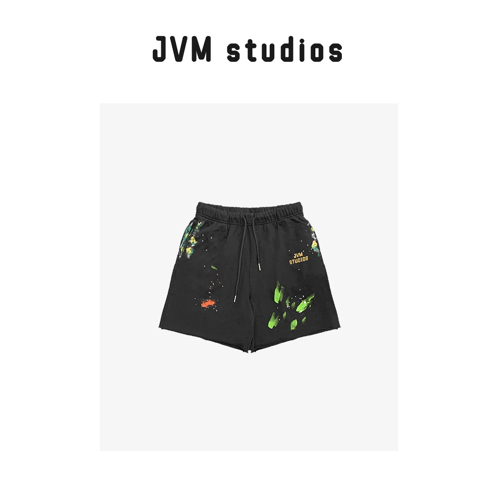 2024新款JVM定制16678时尚百搭彩色晕染抽绳休闲短裤