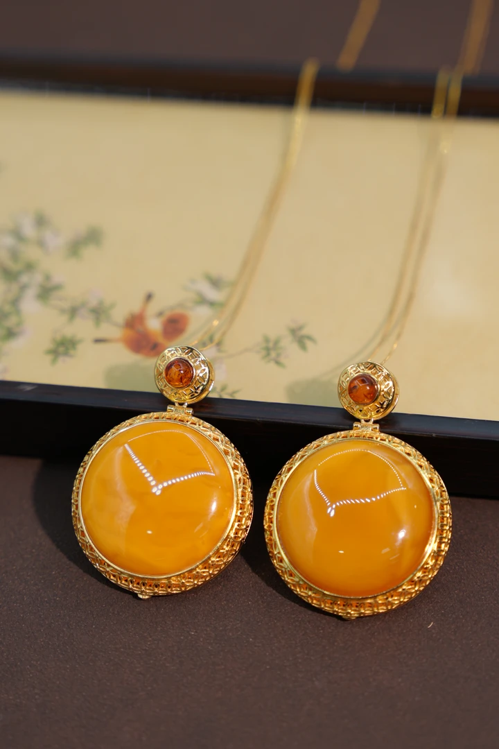 31MM老蜡圆面香囊银吊坠JHL17309902多样性发一件