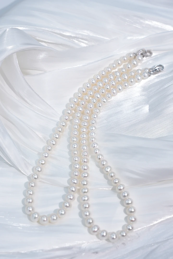 7-8mm珍珠强光无暇妈妈链JXL17021905多样性发一件