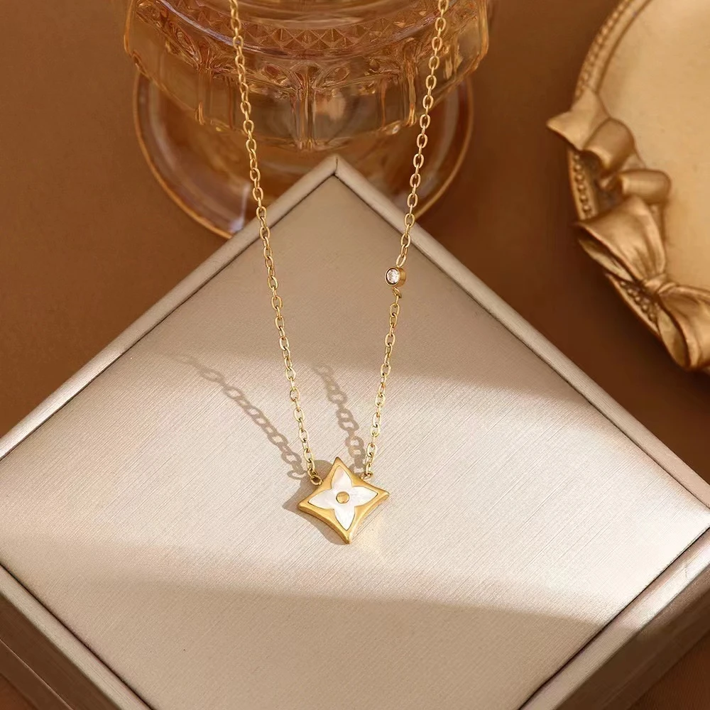 钛钢项链  C024 经典时尚简约百搭项链