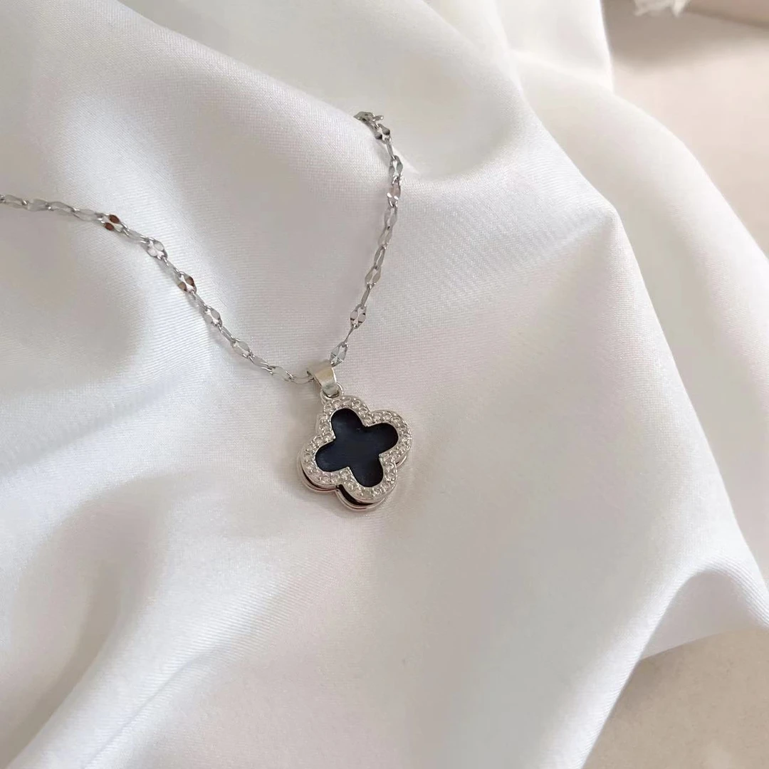 钛钢项链 钛钢项链  C017 气质轻奢ins时尚百搭小众简约精致项链