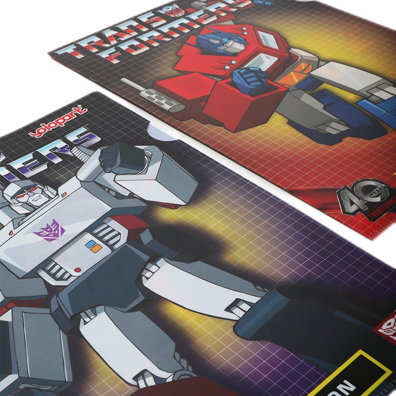 YOLOPARK变形金刚G1擎天柱威震天主题正版周边文件夹