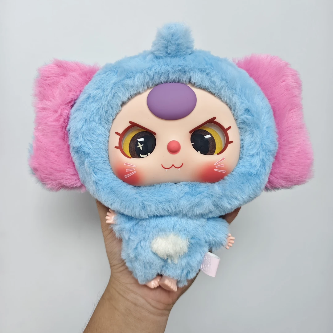 【代拆】娃三岁大头宝宝拉链包毛绒盲盒（单个）潮玩