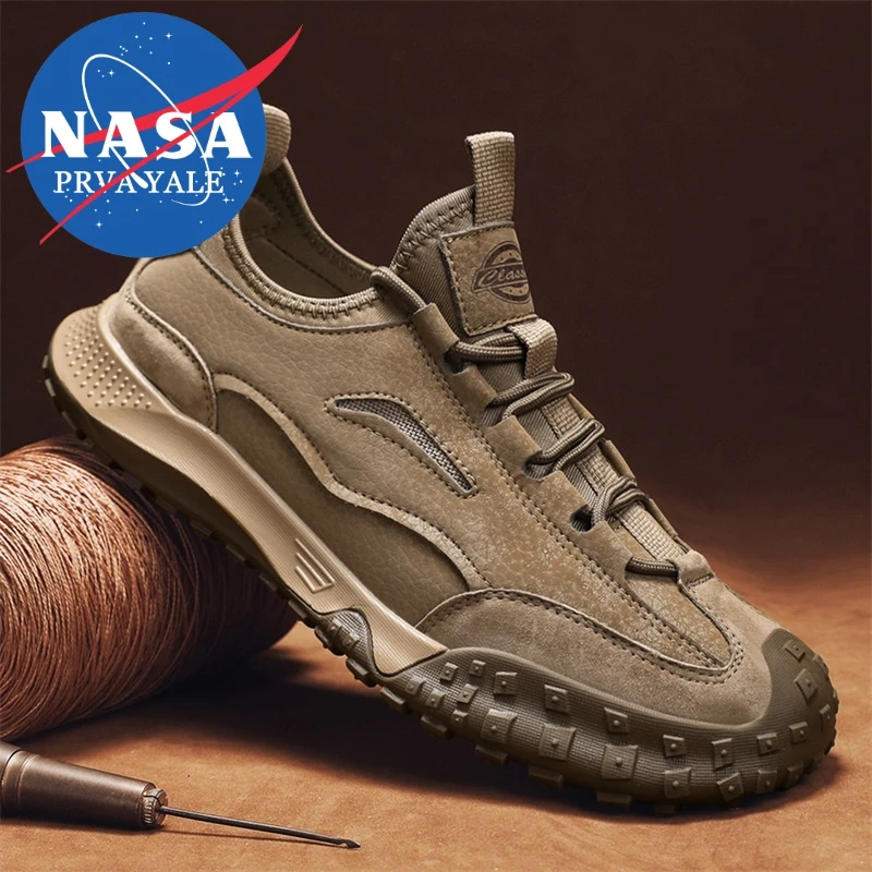 NASA联名男鞋夏季2025新款休闲运动潮鞋男登山跑步旅游鞋百搭工装