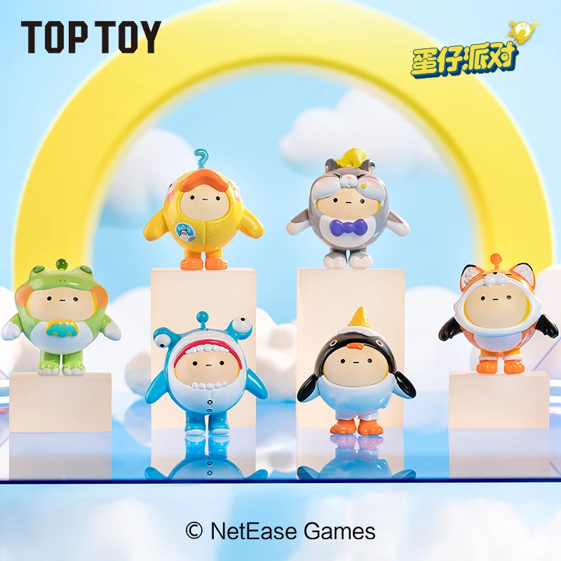 TOPTOY 蛋仔派对动物系列MINI盲盒 潮流玩具手办