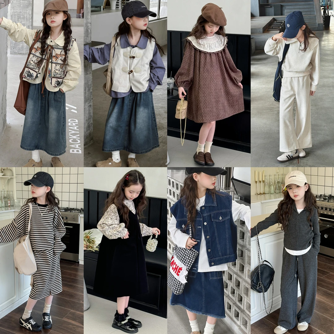 编码【300-373】韩版森系洋气时尚套装连衣裙