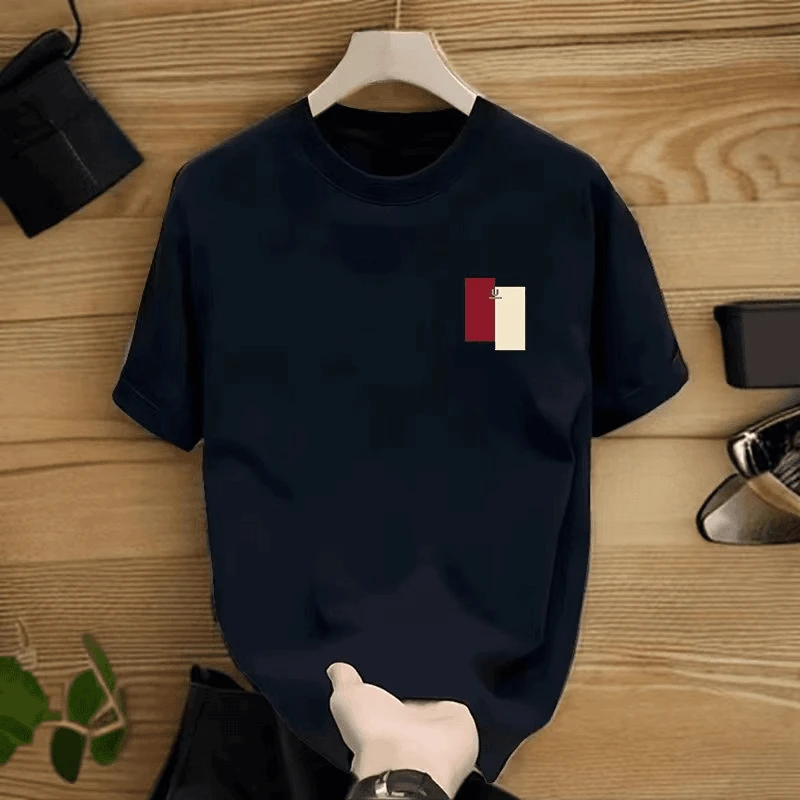 仓石一树2025夏季新款潮牌短袖T恤男宽松圆领休闲百搭圆领上衣ins