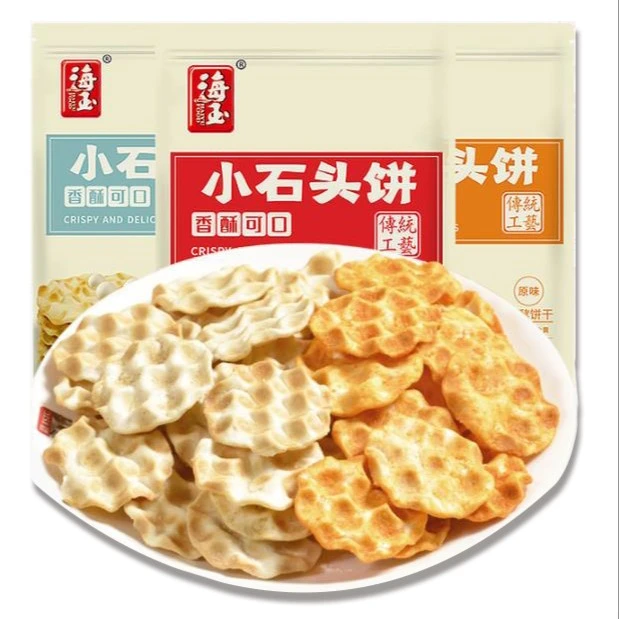 【官方】海玉小石头饼108g*6袋山西特产小石子饼饼干休闲零食