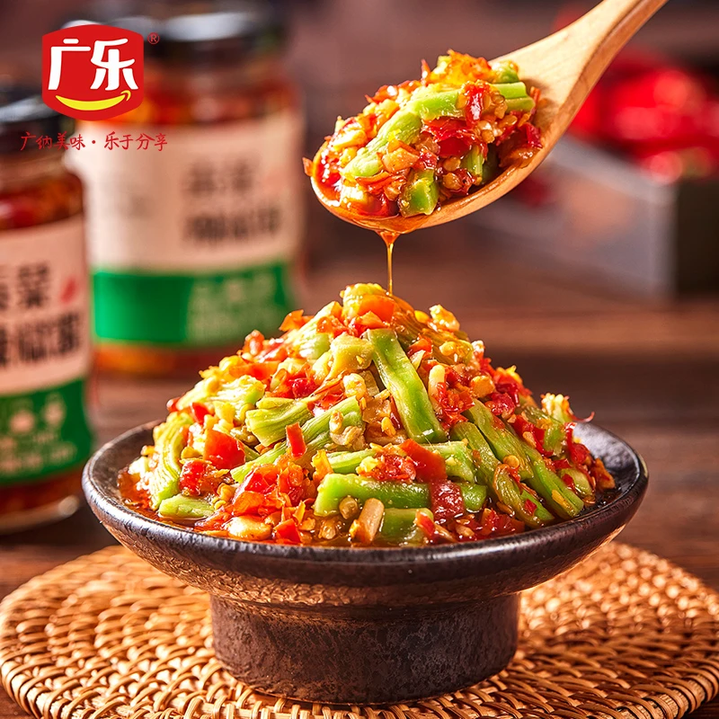 广乐贡菜辣椒酱四川农家风味拌饭酱拌面酱下饭菜剁椒酱彩椒调味料