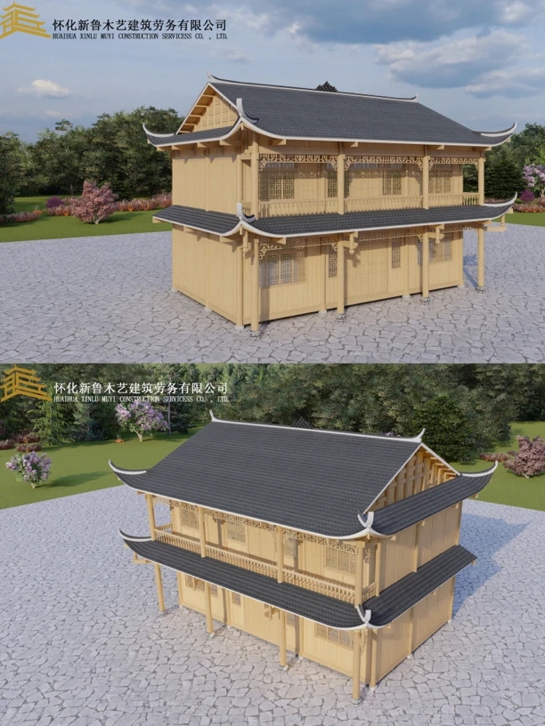 湖南省内木屋/亭子/长廊设计费（可抵扣工程款）中式建筑