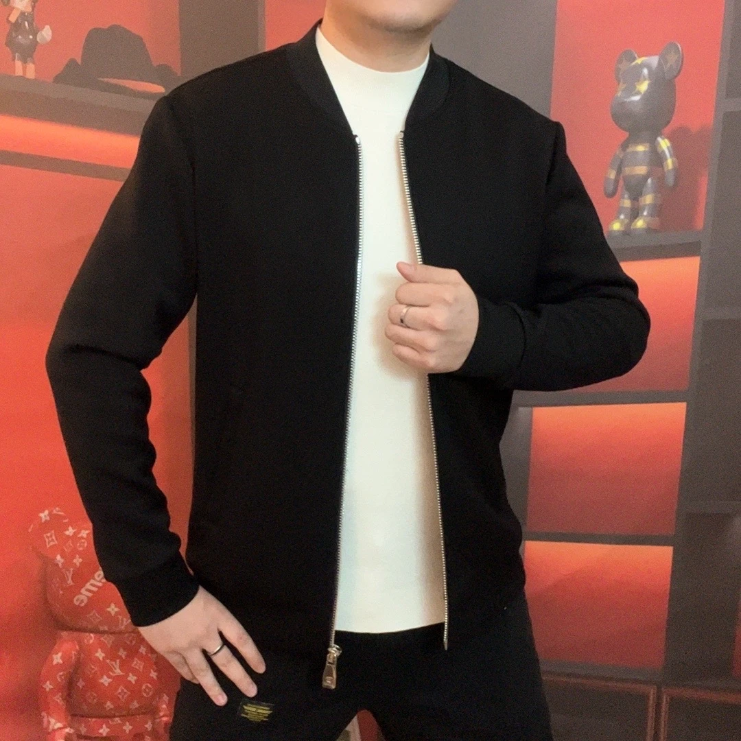 【顺丰包邮】棒球领小众設記男装外套百搭男士商务休闲行政款 33779