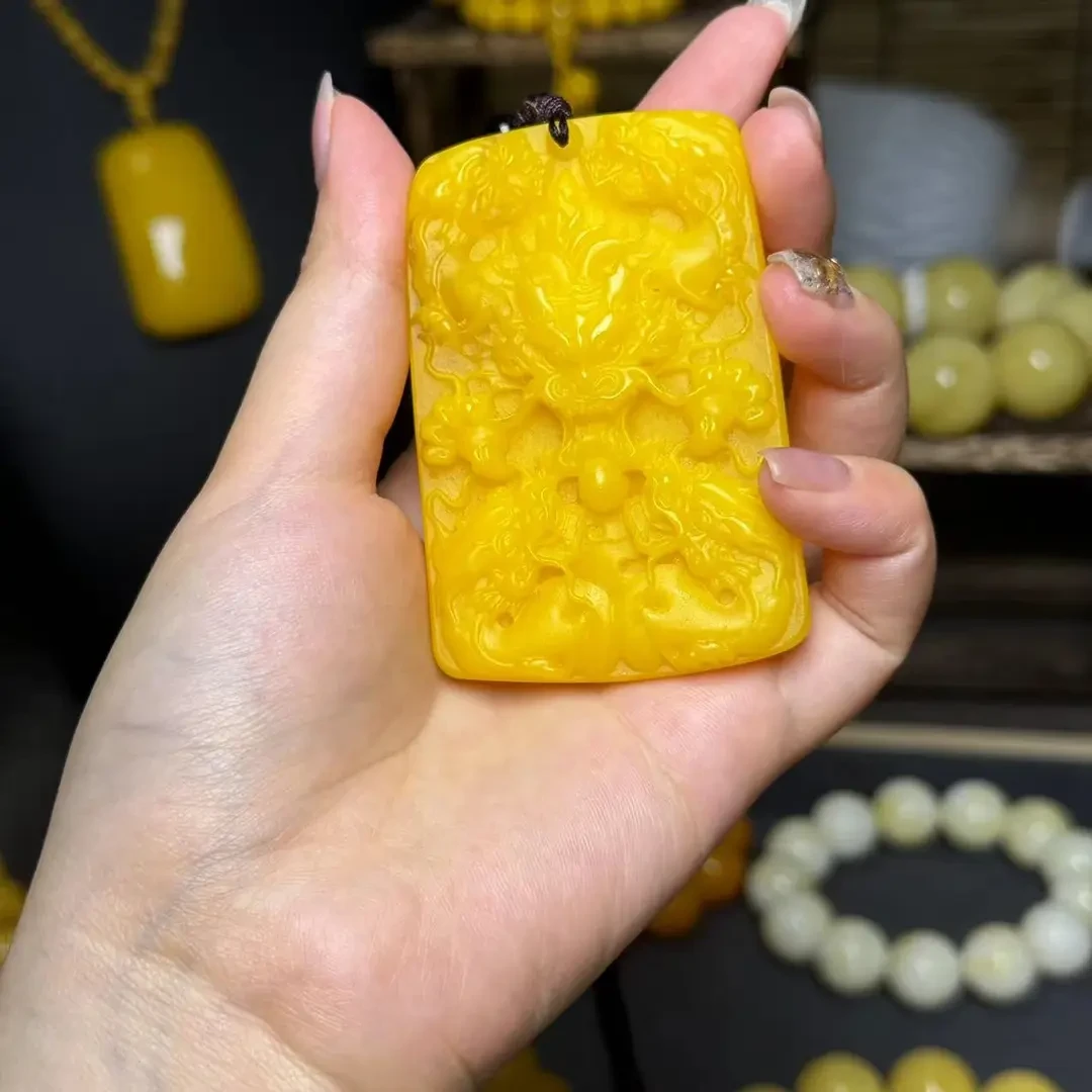 jlX12精品轻奢百搭款九龙戏珠吊坠