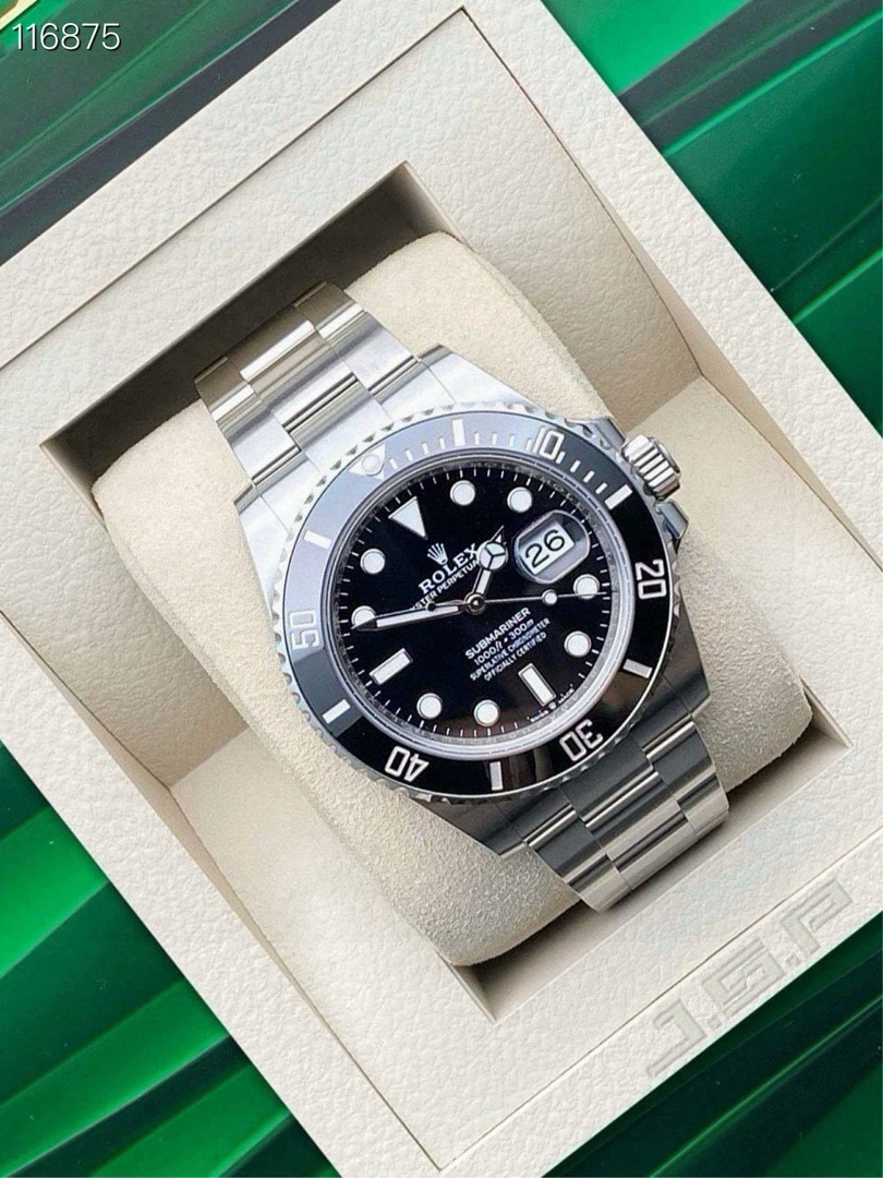 99新 Rolex/劳力士 经典黑色潜航者自动机械防水夜光男士腕表