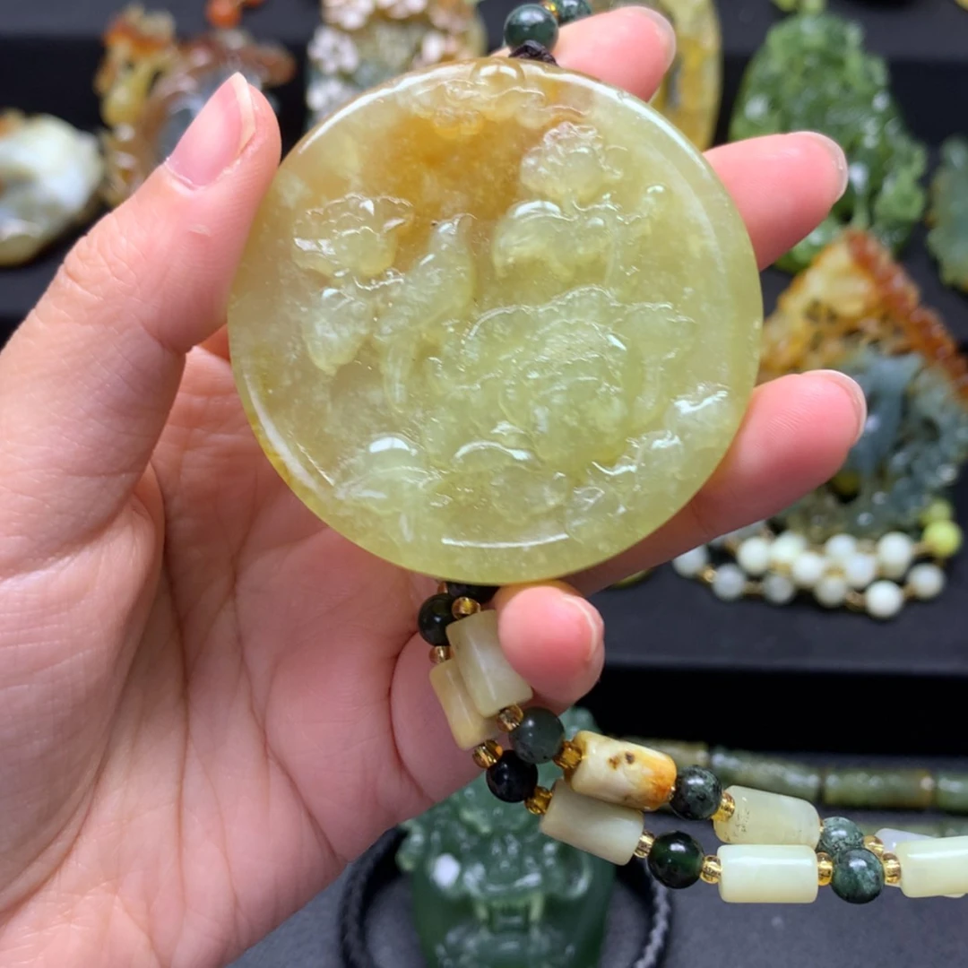 【闪购商品】蛇纹石玉颈饰未镶嵌