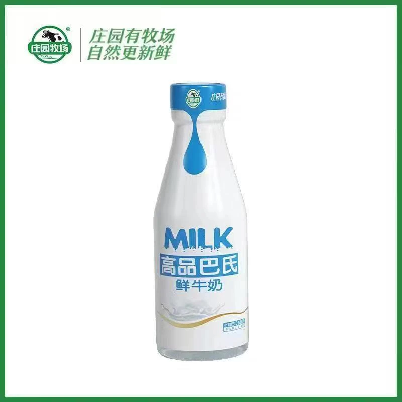 庄园瓶装鲜奶210ml