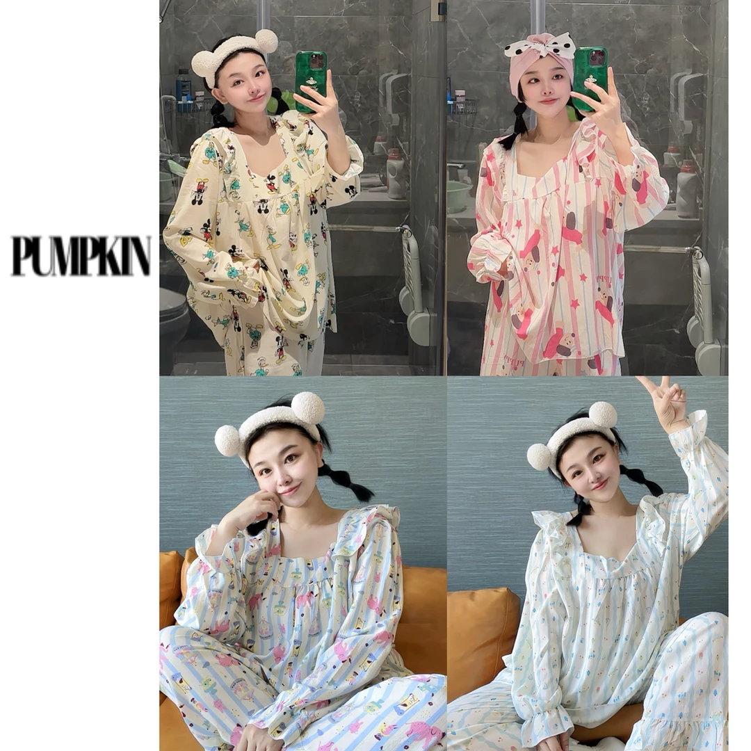 PUMPKIN·大码卡通减龄居家服套装