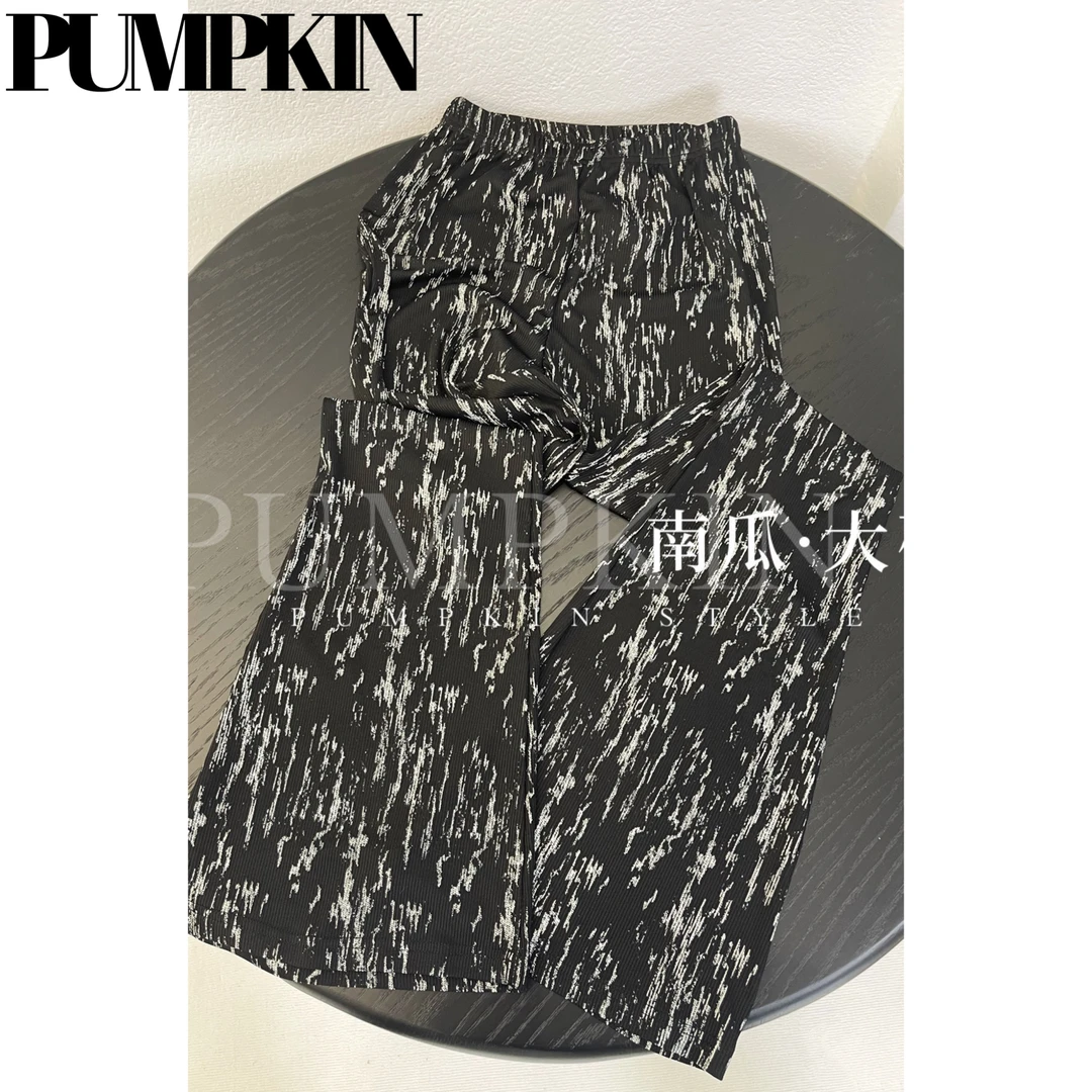 PUMPKIN·【腿精三代】辣妹扎染喇叭裤