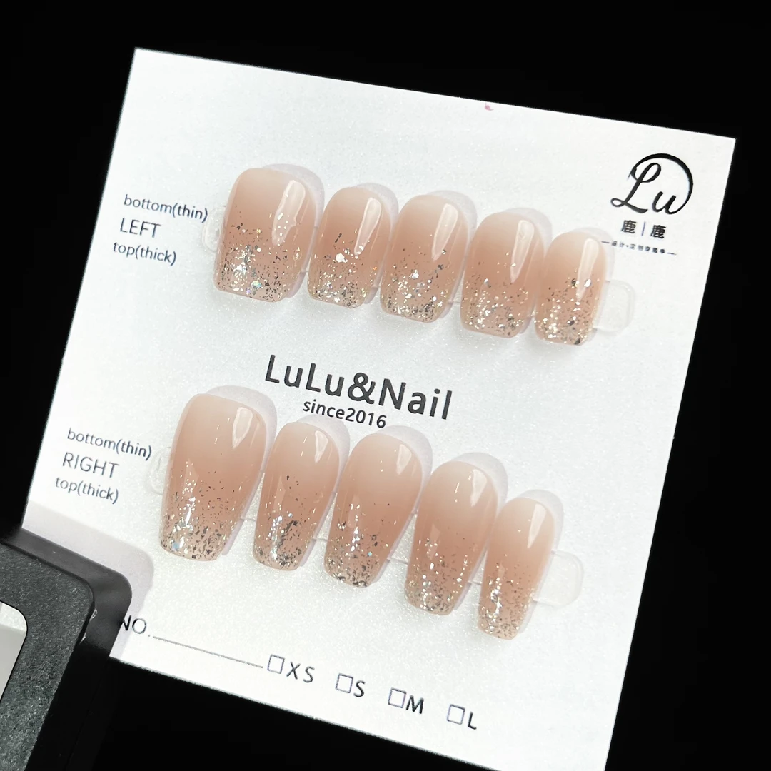 【爆闪-孤品微瑕NO退换补】鹿鹿家-纯手工穿戴甲