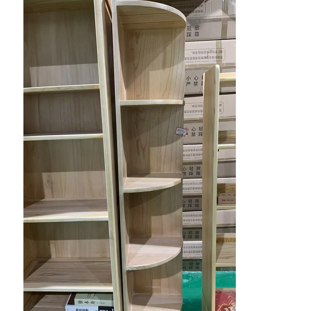 【清尾货】角柜转角柜全实木书架置物架储物柜客厅三角扇形墙角