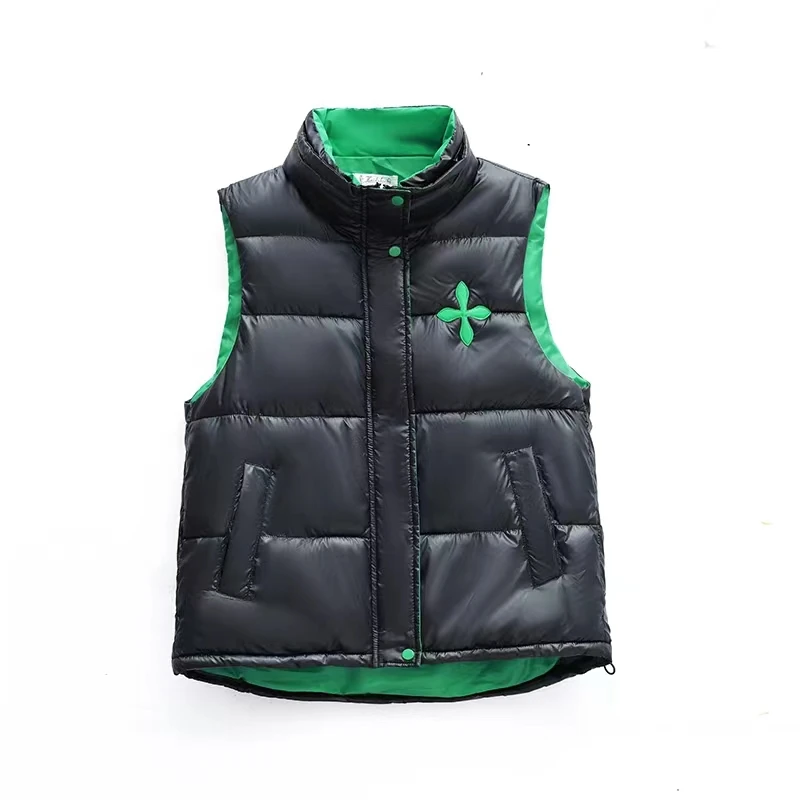 克罗V马甲背心秋冬女士无袖坎肩JX