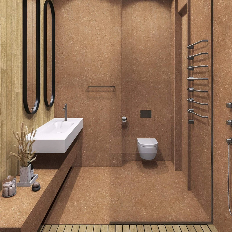 柏度极简风干粒水磨石微哑质感砖600x1200古堡地砖卫生间瓷砖小样