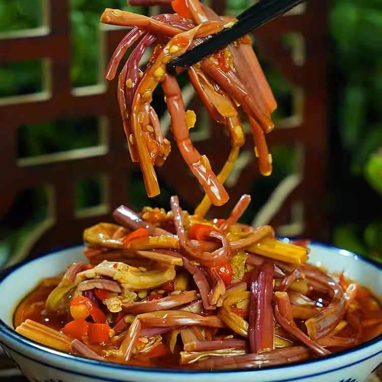 香辣蕨菜即食下饭菜罐装湖南特产脆辣香辣榨菜辣椒酱拌饭酱下饭菜