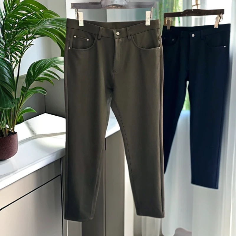 【总裁商务休闲裤】秋冬季男士亲肤百搭休闲牛仔裤（23166）