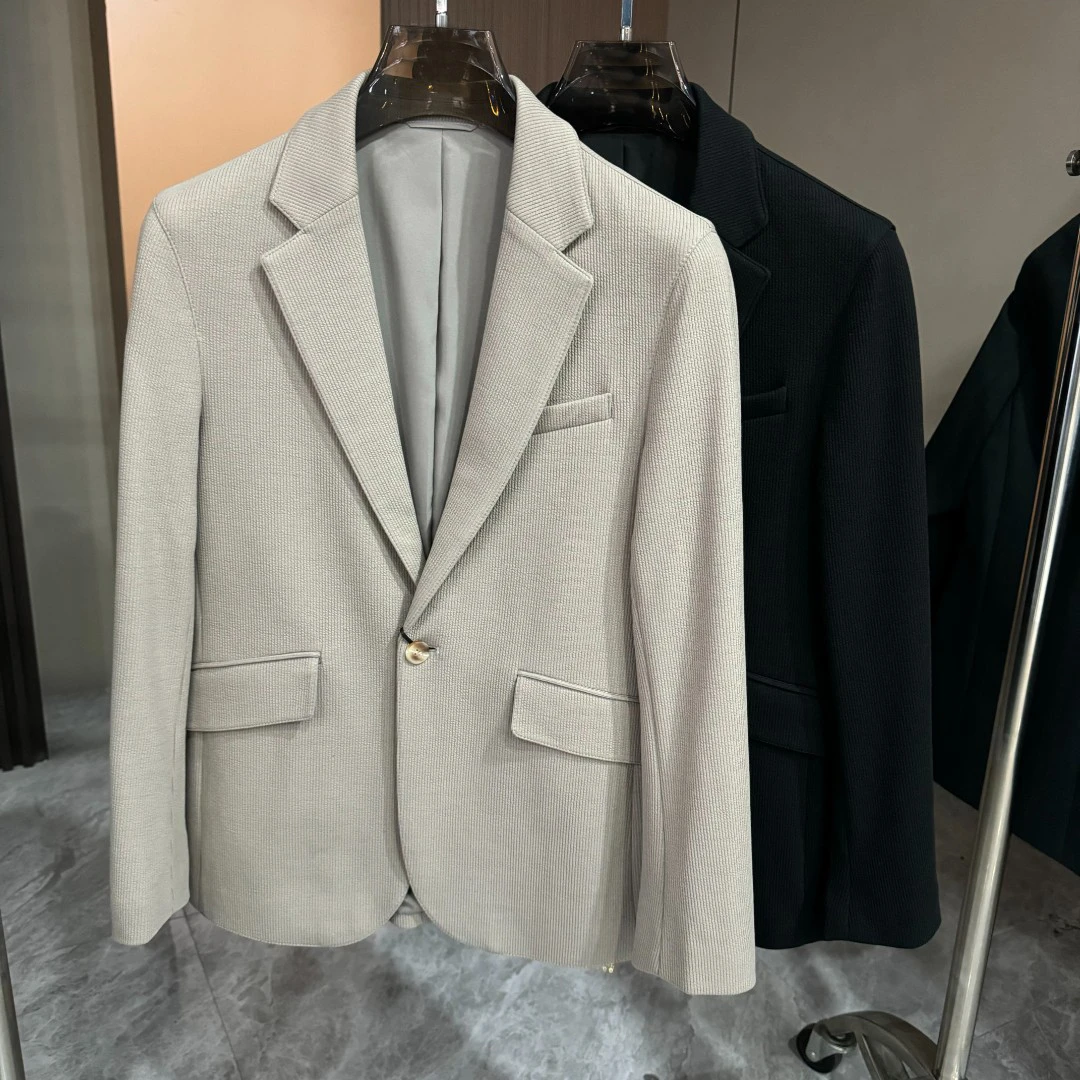 断码清仓-男士春秋新款时尚舒适商务休闲西装外套（8533）