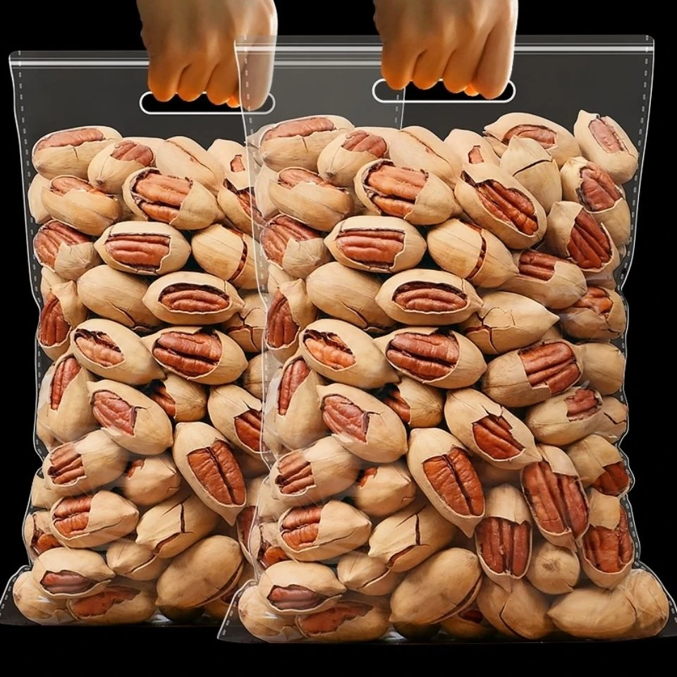 新货奶油味碧根果250g袋装散称坚果零食干果仁炒货整箱香新鲜奶香