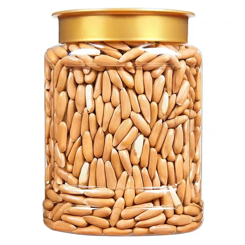 巴西松子开口精品大颗粒薄壳手剥松子坚果零食罐装坚果饱满8g烘焙