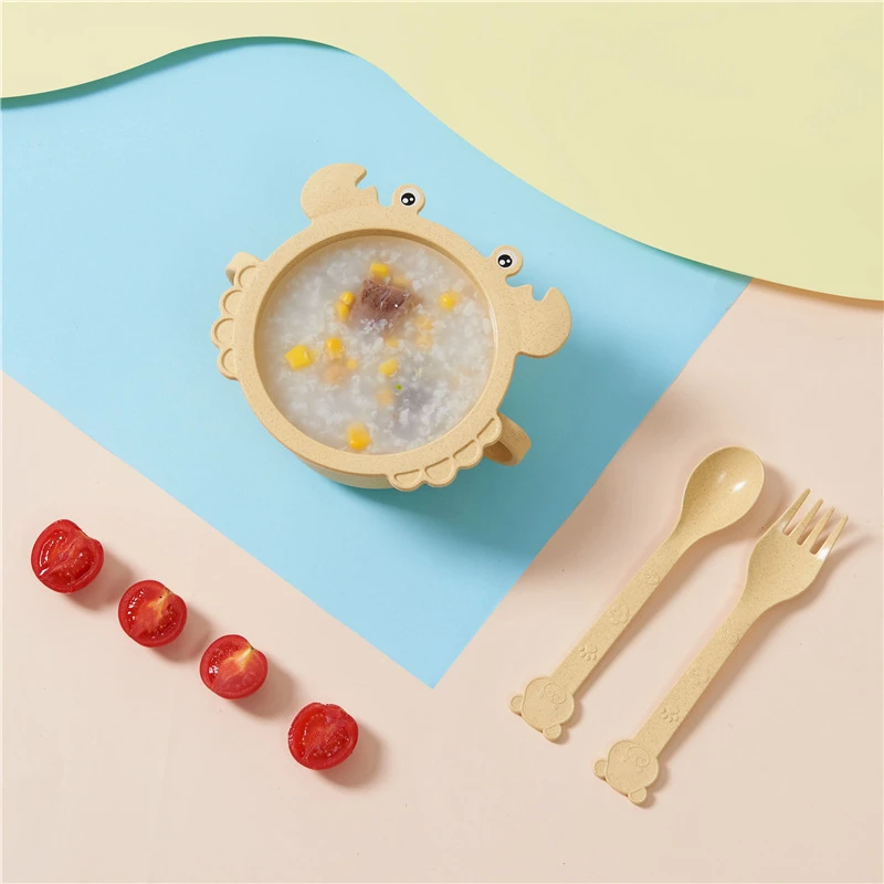 【3元福利品】儿童餐碗牛奶杯儿童餐具吃饭碗杯辅食碗