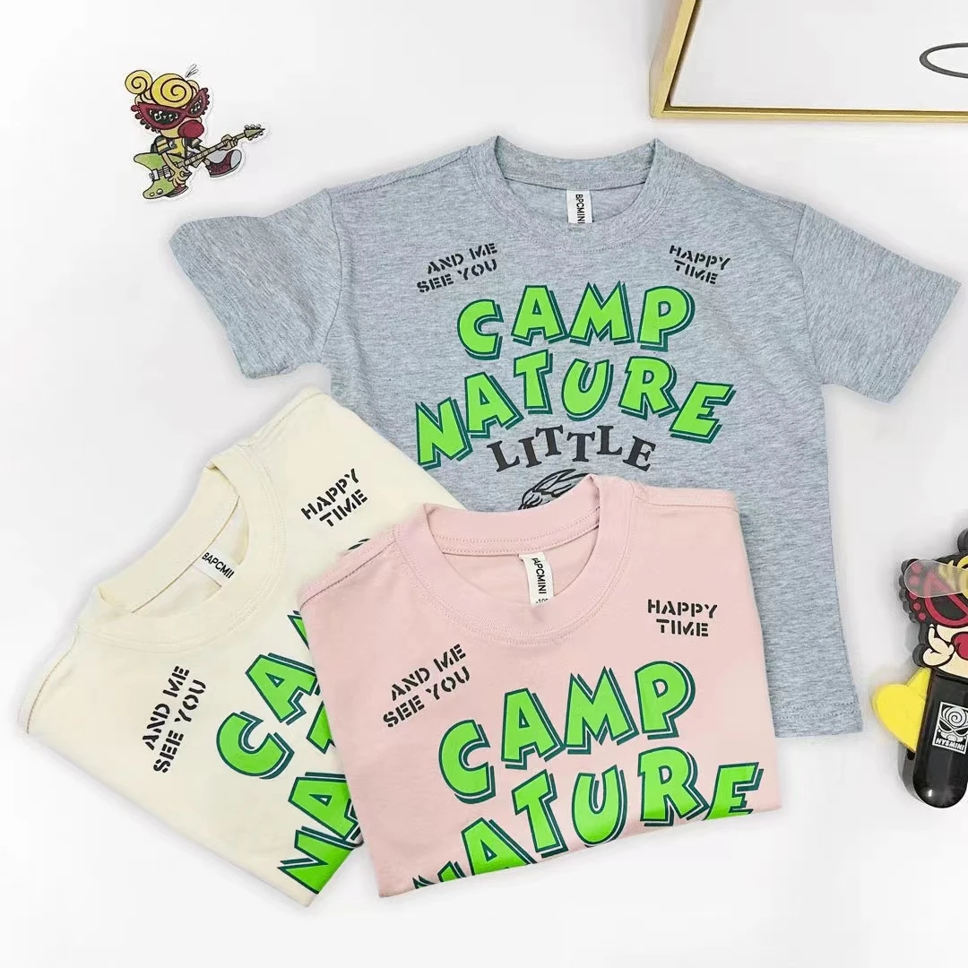 4137【DD印第安】休闲宽松亲子短袖