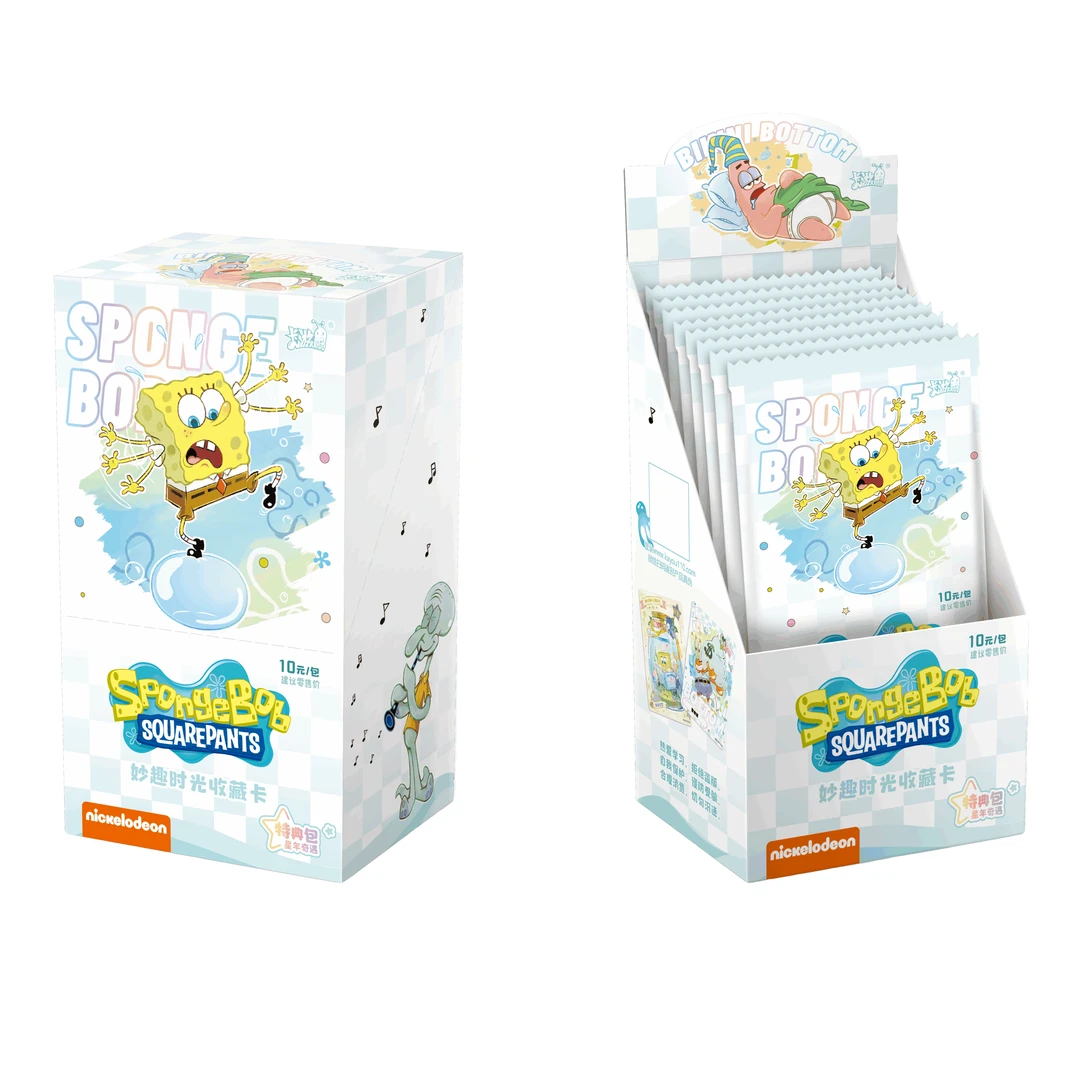 卡游 海绵宝宝妙趣时光特典包-收藏卡牌盲盒（代拆）