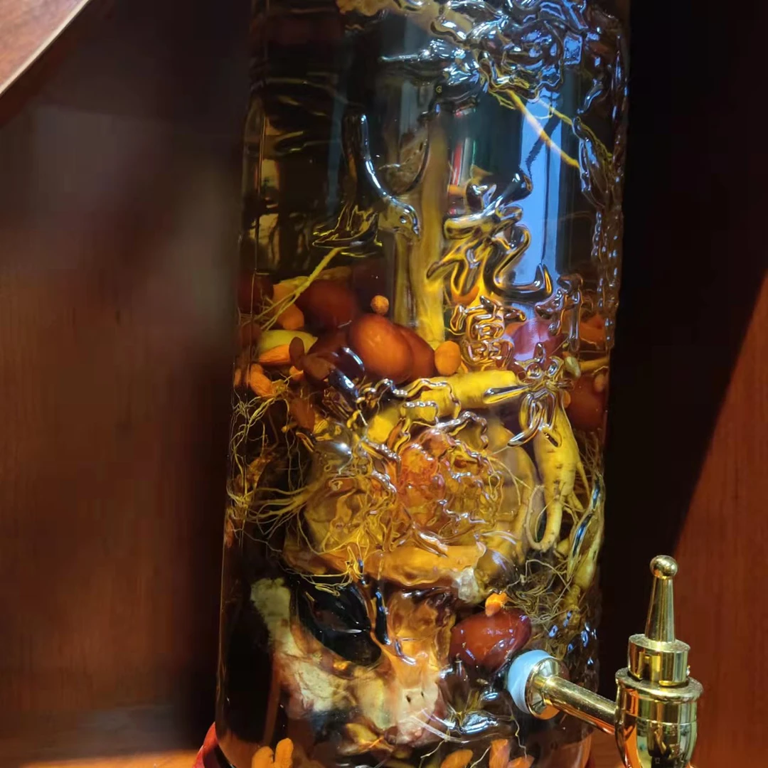媛媛市场代购山参泡酒原材料(实物直播间截图)