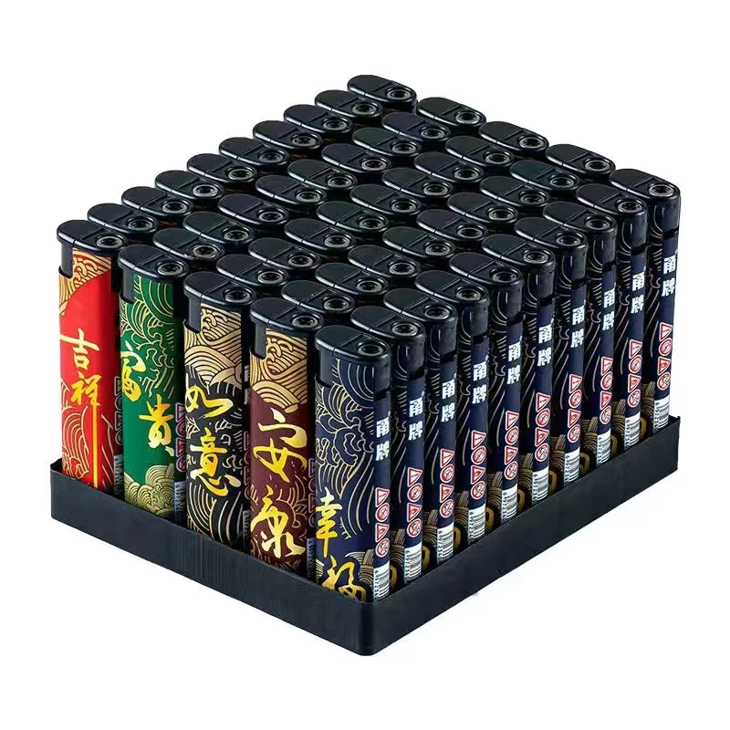 加厚便携迷你打火机一次性防风粉色火焰爆款福利粉丝浮力批发