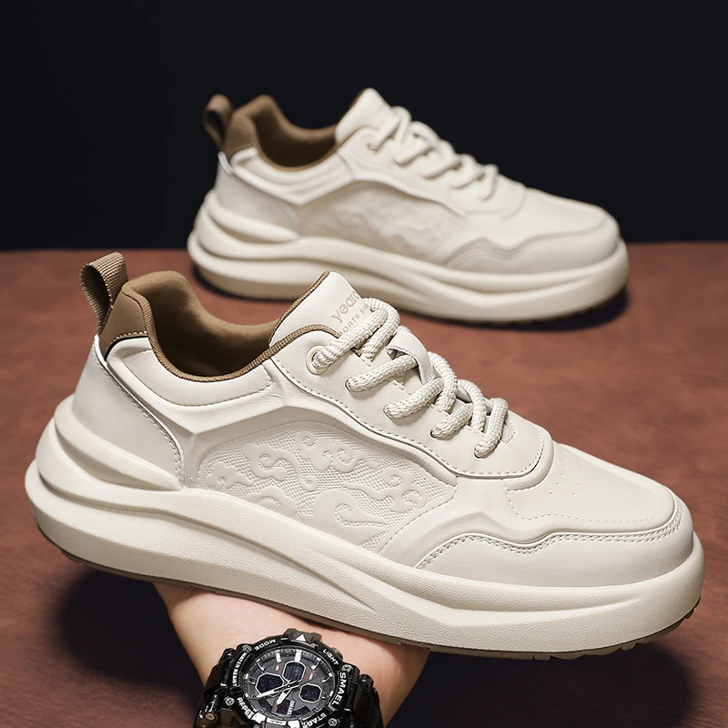 YEARCON/意尔康男士小白鞋秋季新款休闲鞋时尚百搭软底跑鞋4631