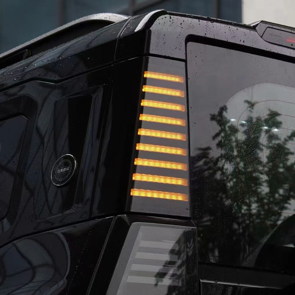 23-26款捷途旅行者用D柱灯改装配件防追尾同步转向刹车流水后尾灯